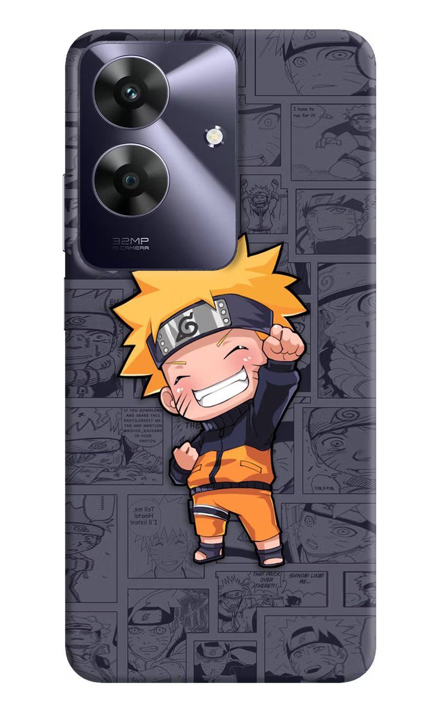 Chota Naruto Realme C61 Back Cover, Hard case