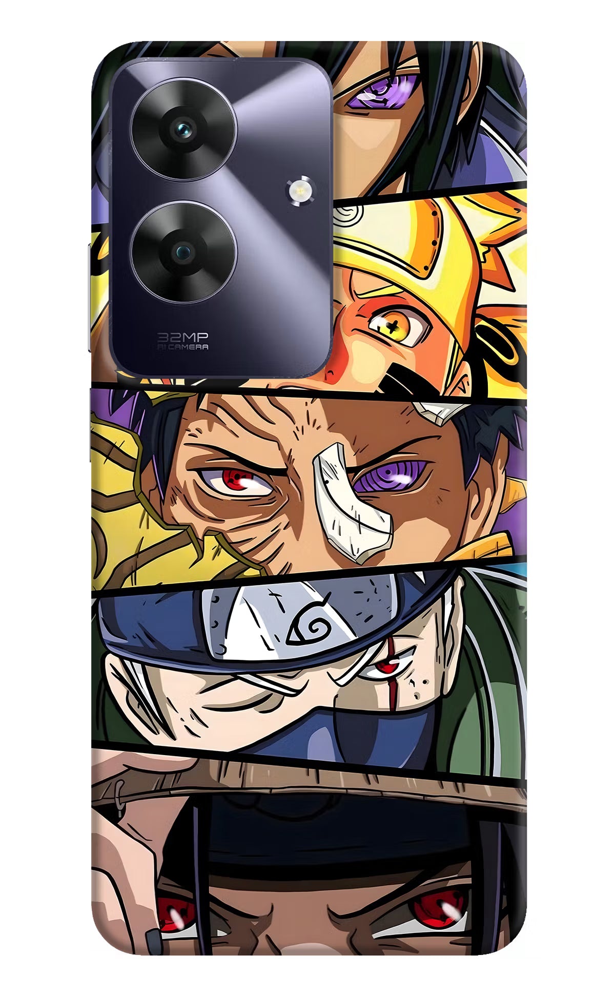 Naruto Character Realme C61 Hard Case Back Cover by Casekaro