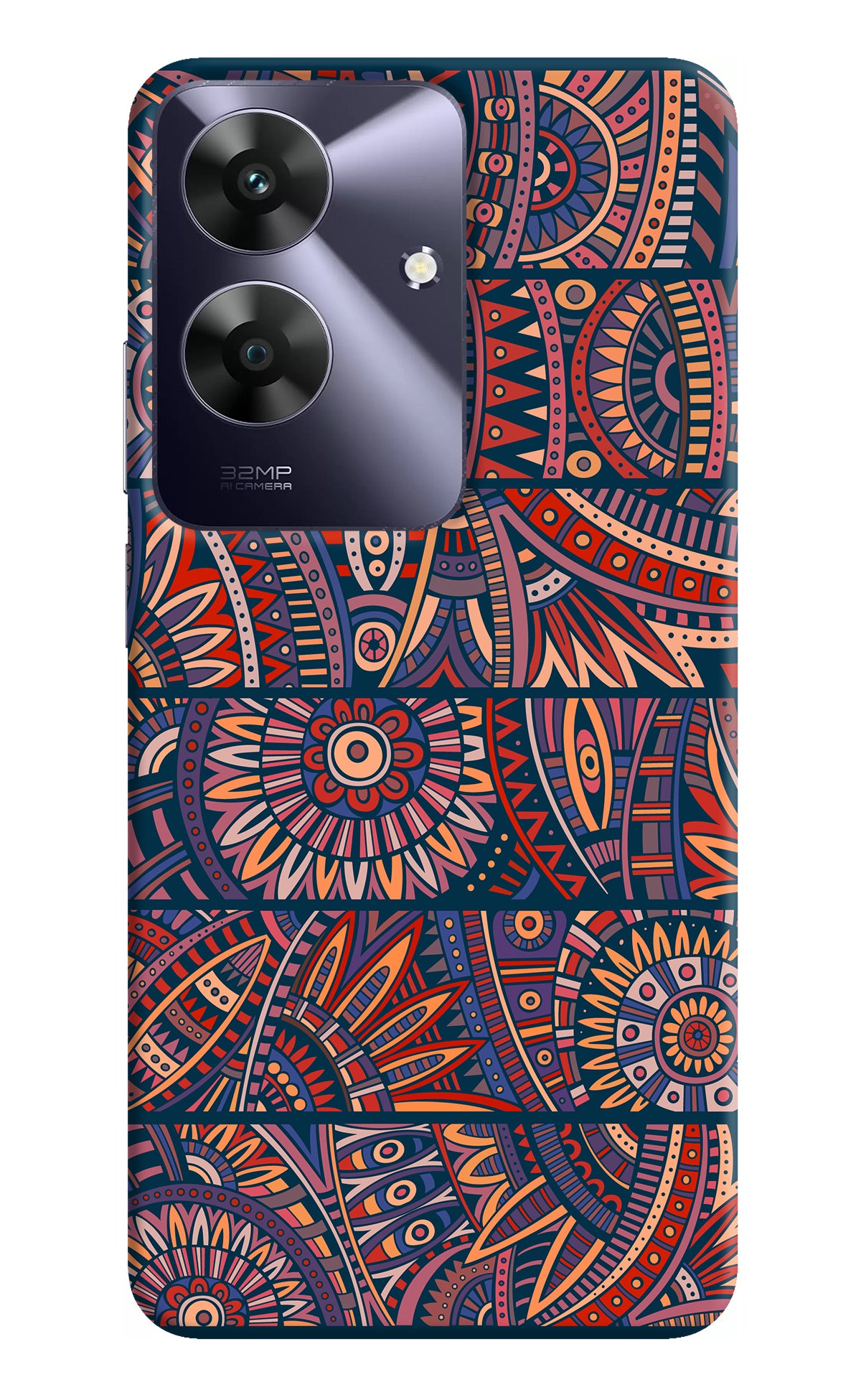 African Culture Design Realme C61 Back Cover