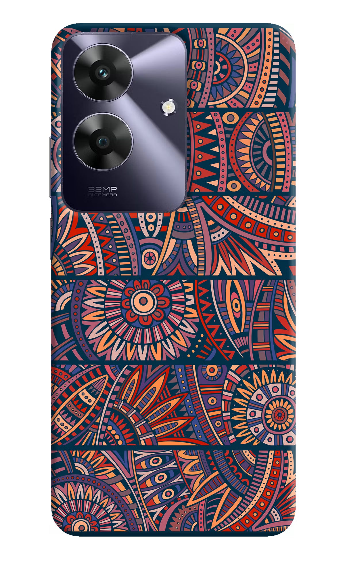 African Culture Design Realme C61 Hard Case Back Cover by Casekaro