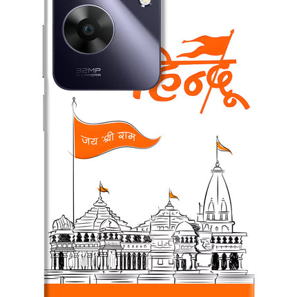 Jai Shree Ram Hindu Realme C61 Hard Case Back Cover by Casekaro