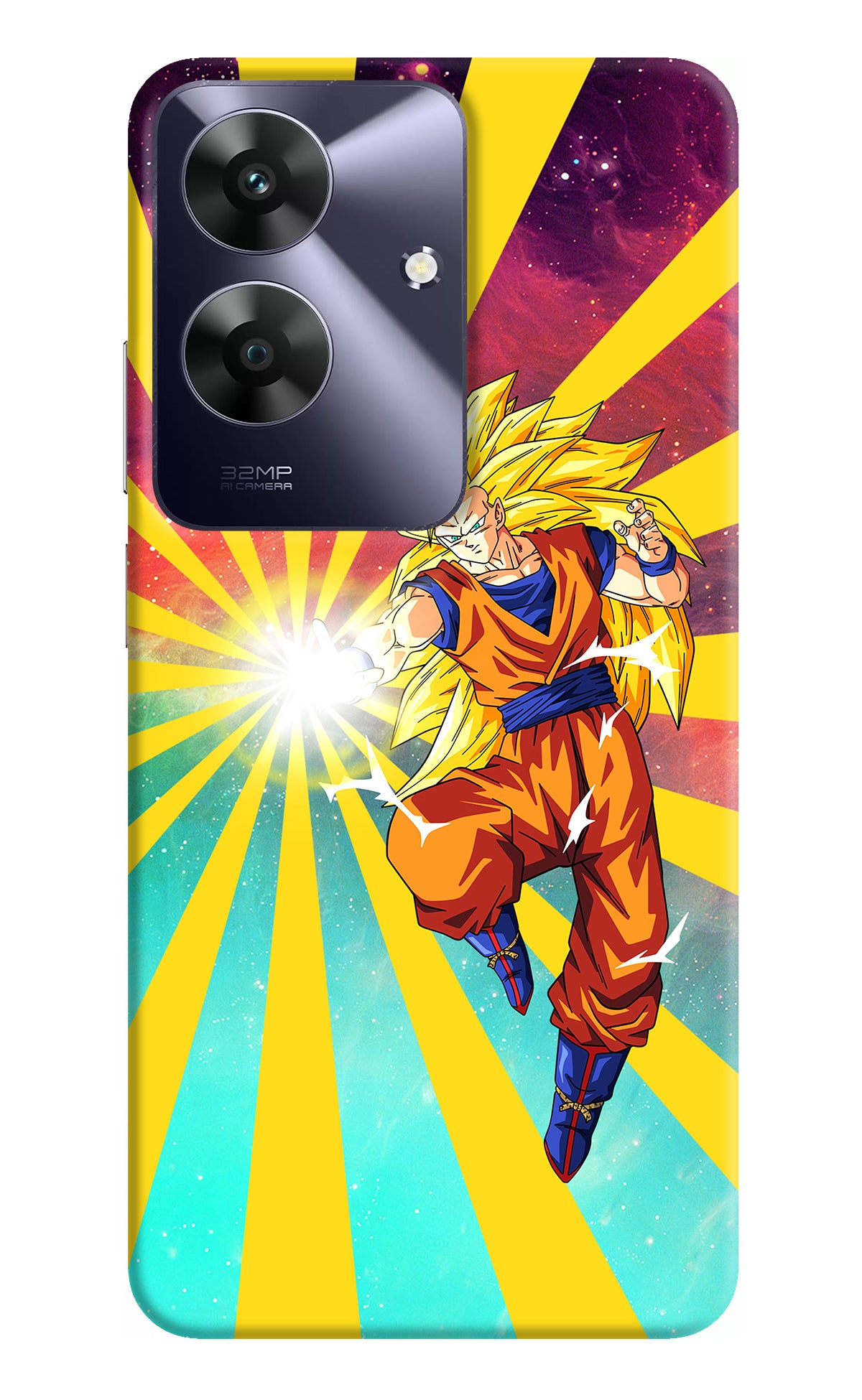 Goku Super Saiyan Realme C61 Back Cover