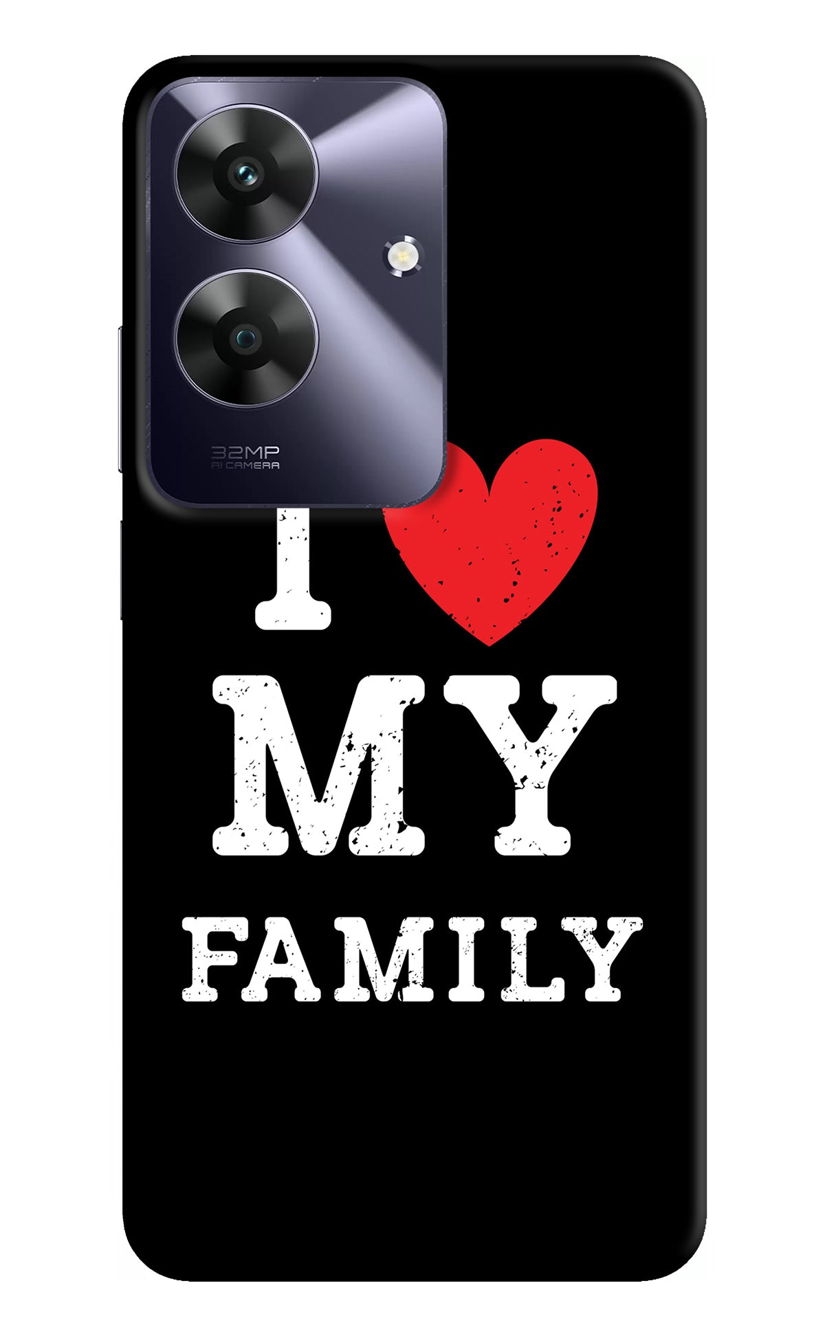 I Love My Family Realme C61 Back Cover