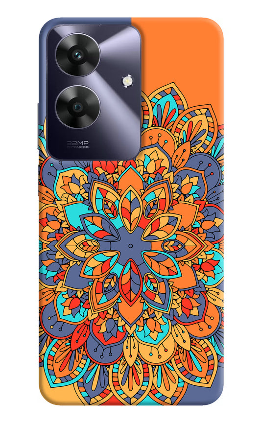 Color Mandala Realme C61 Hard Case Back Cover by Casekaro