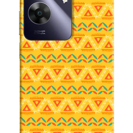 Tribal Pattern Realme C61 Hard Case Back Cover by Casekaro