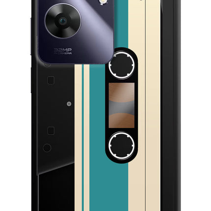Cassette Realme C61 Hard Case Back Cover by Casekaro