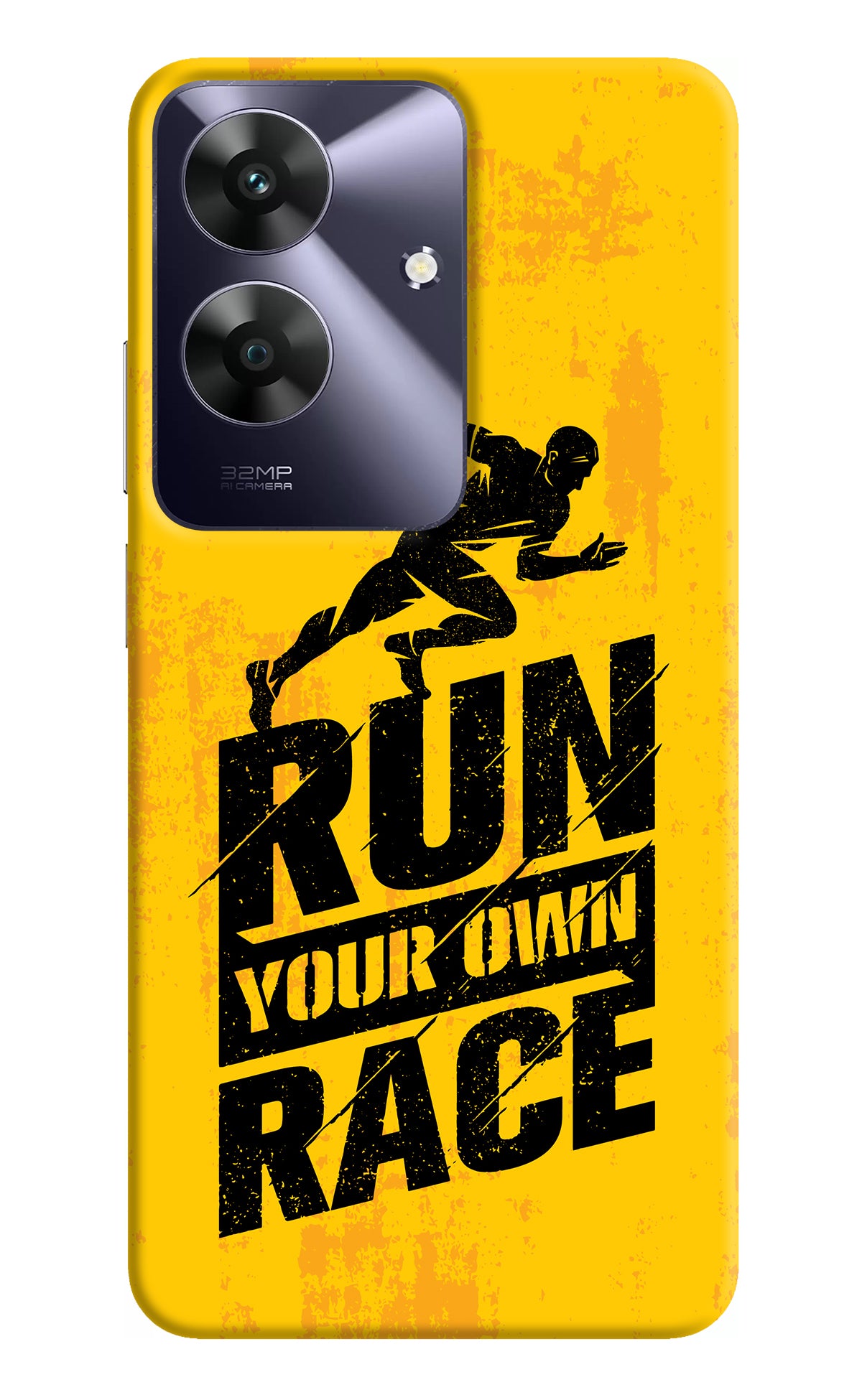 Run Your Own Race Realme C61 Back Cover