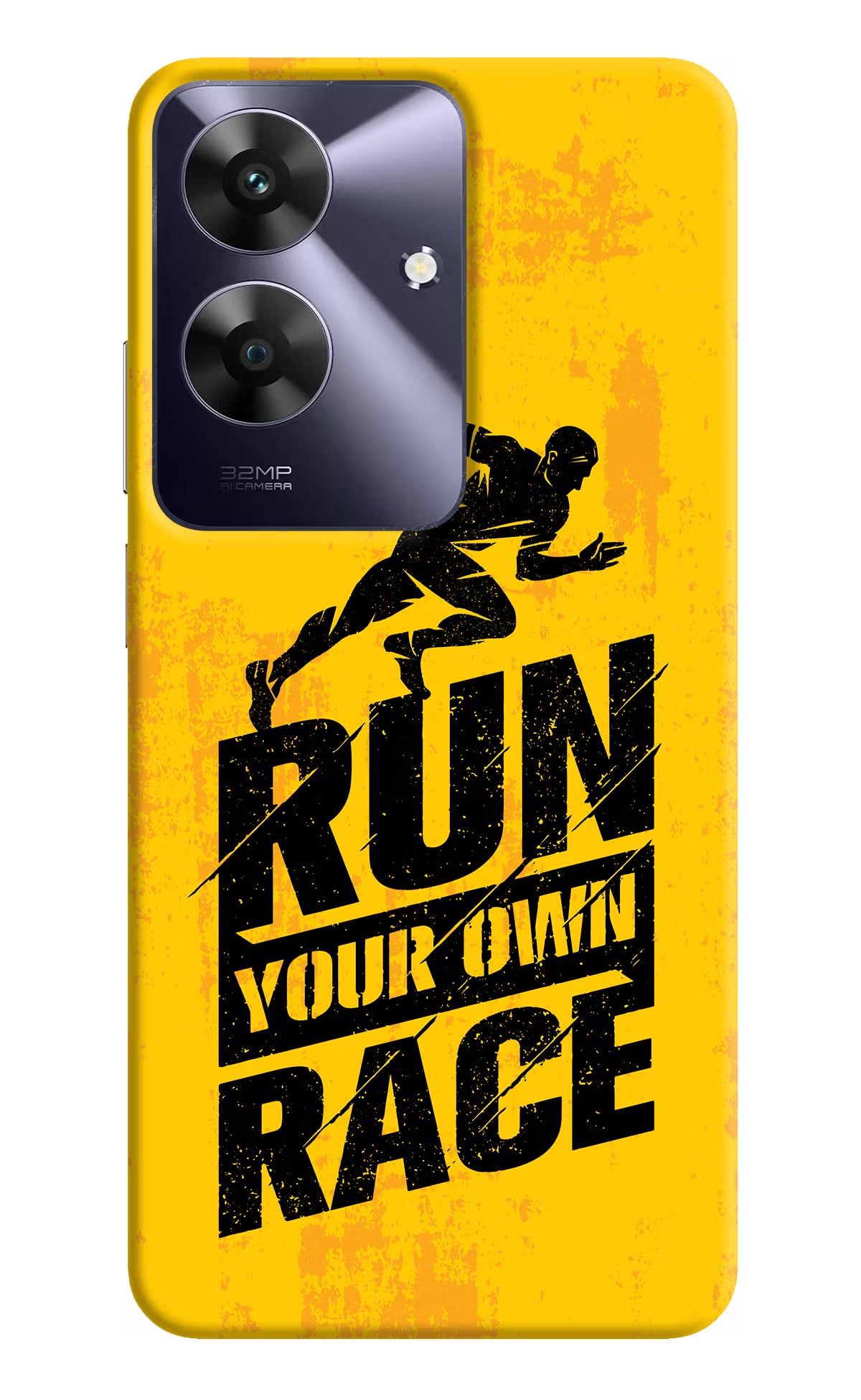Run Your Own Race Realme C61 Hard Case Back Cover by Casekaro