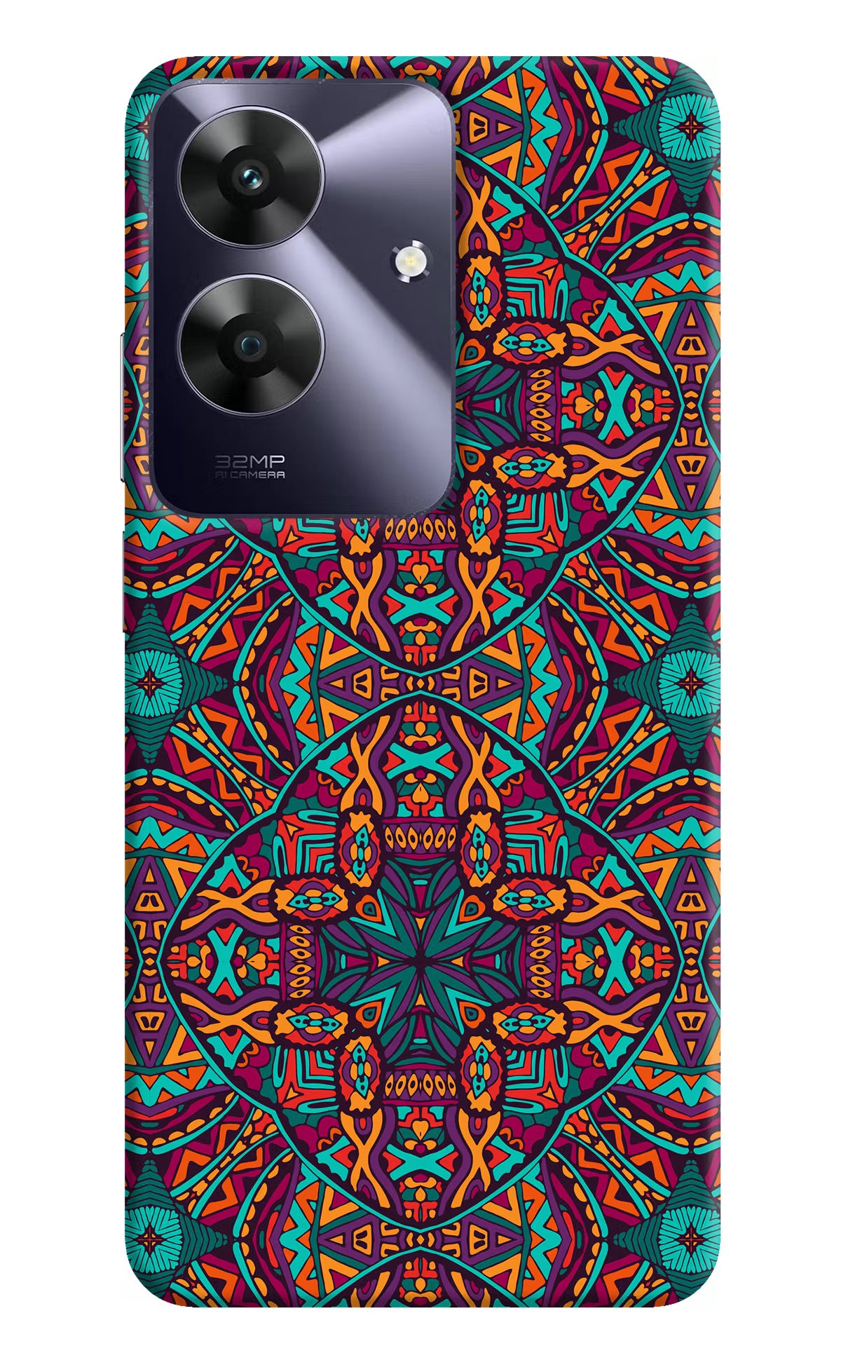 Colour Mandala Realme C61 Hard Case Back Cover by Casekaro