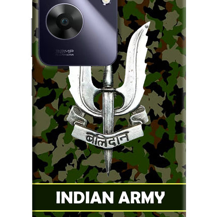 Balidan Indian Logo Realme C61 Hard Case Back Cover by Casekaro