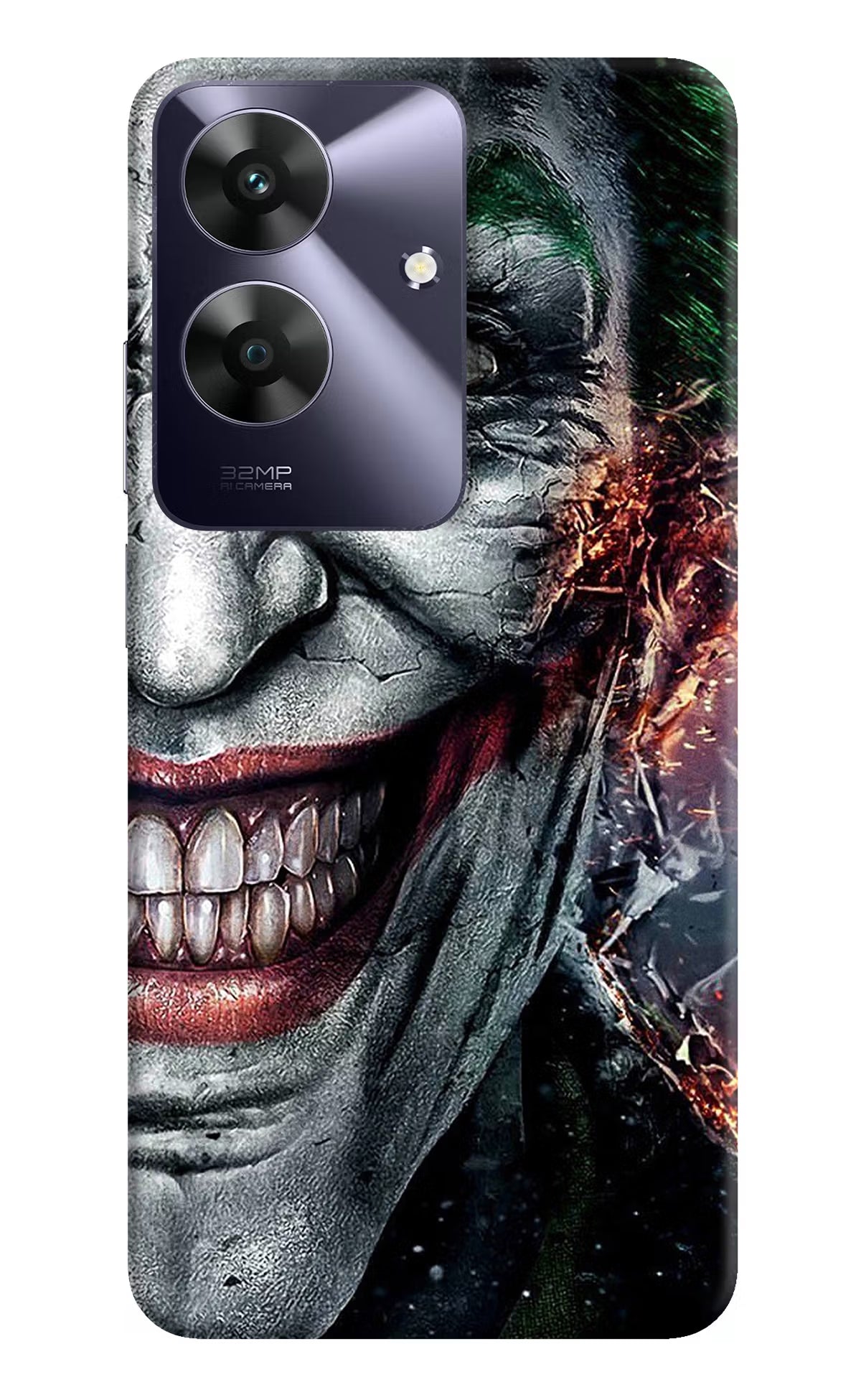 Joker Cam Realme C61 Hard Case Back Cover by Casekaro