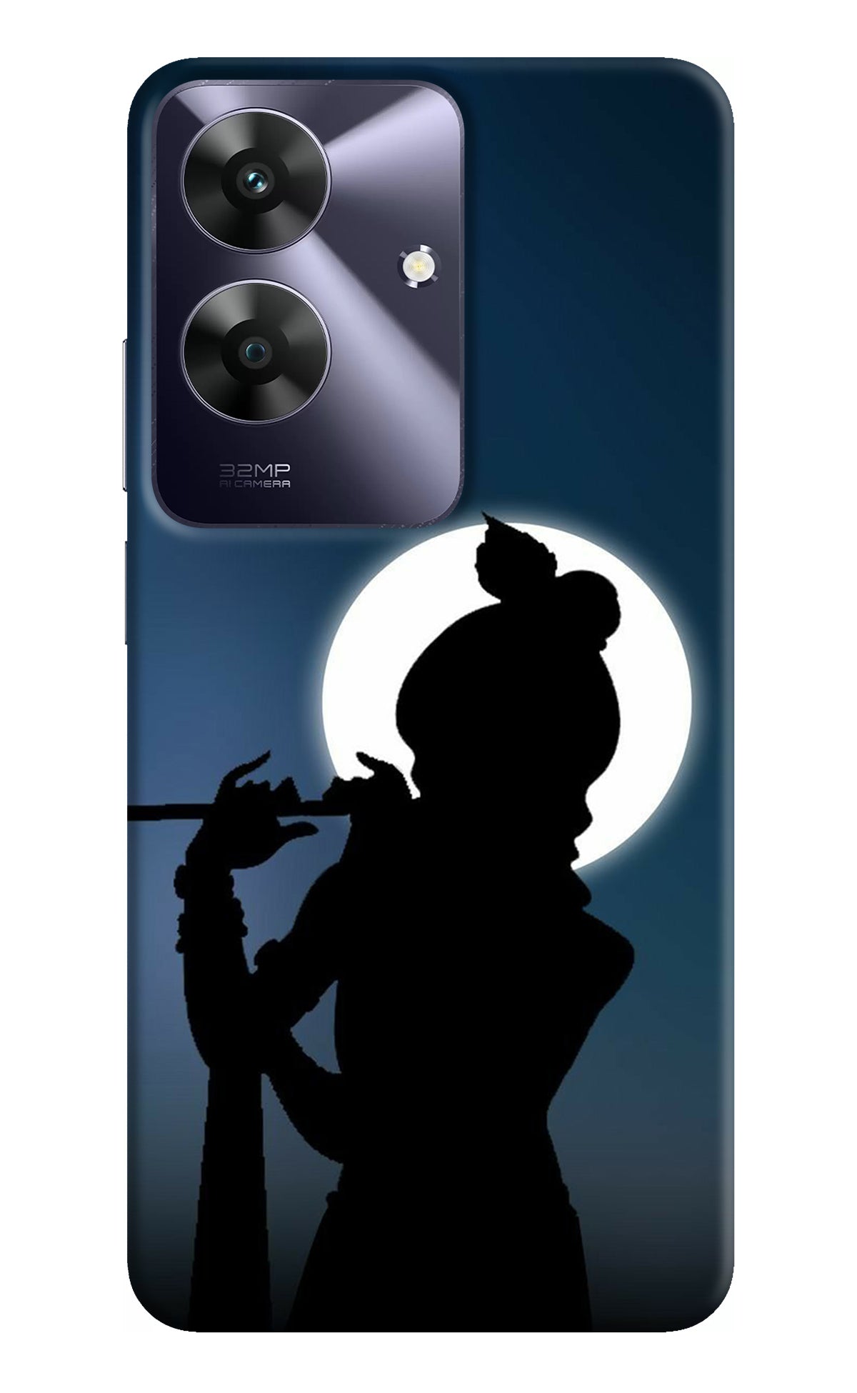 Shri Krishna Silhouette Realme C61 Back Cover