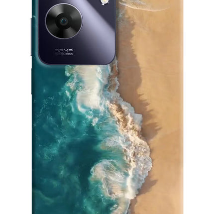 Ocean Beach Realme C61 Hard Case Back Cover by Casekaro