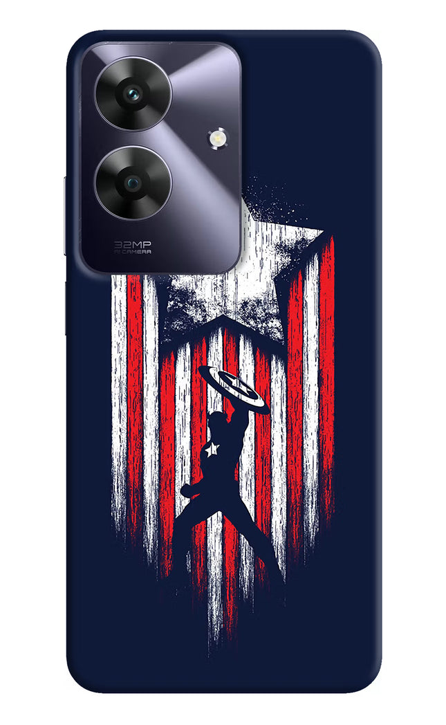 Captain America Marvel Art Realme C61 Hard Case Back Cover by Casekaro
