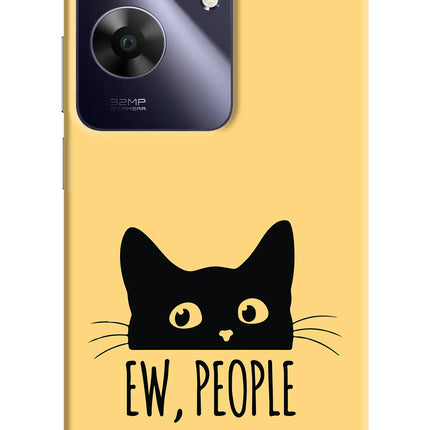 Ew People Catitude Realme C61 Hard Case Back Cover by Casekaro