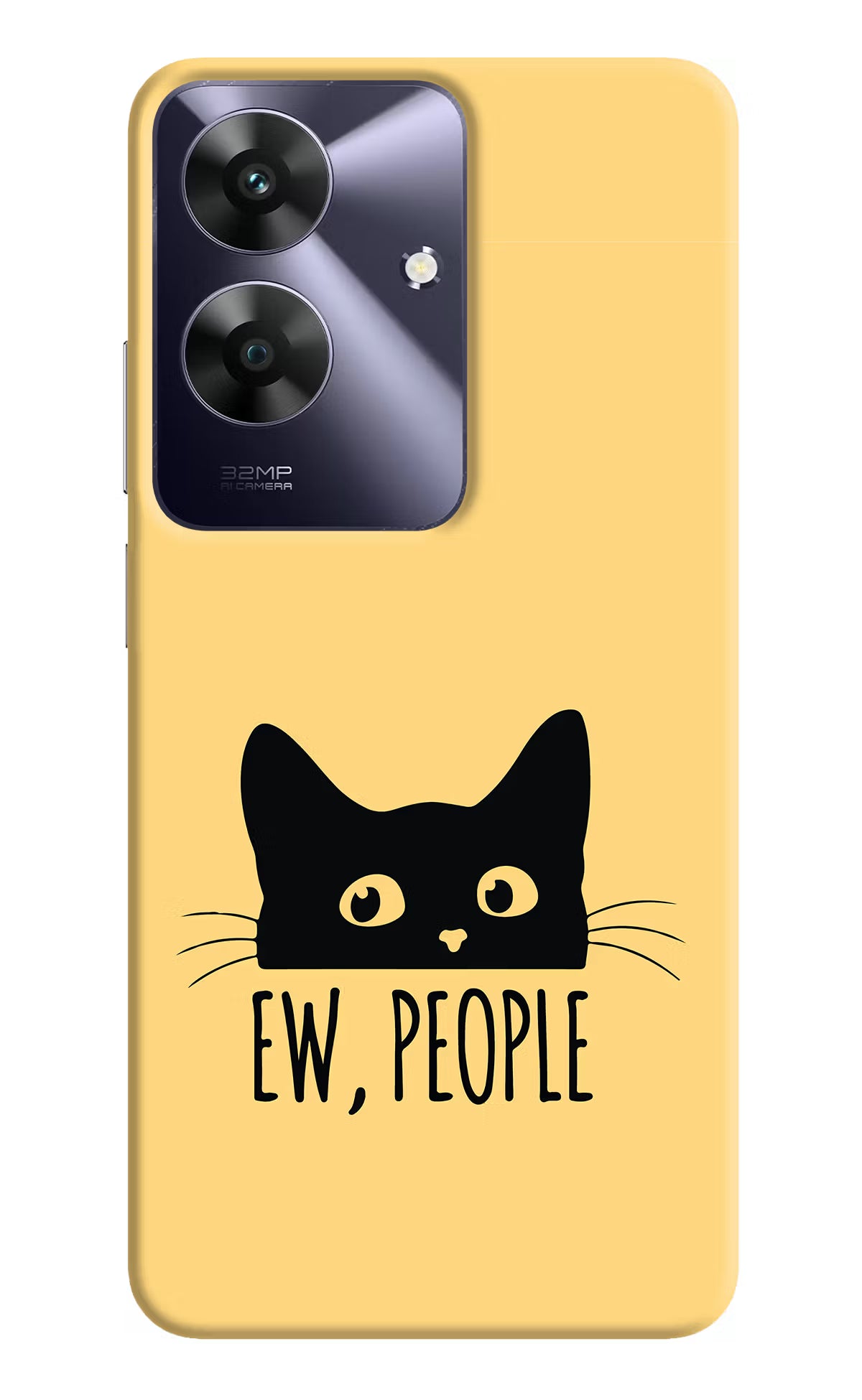 Ew People Catitude Realme C61 Hard Case Back Cover by Casekaro