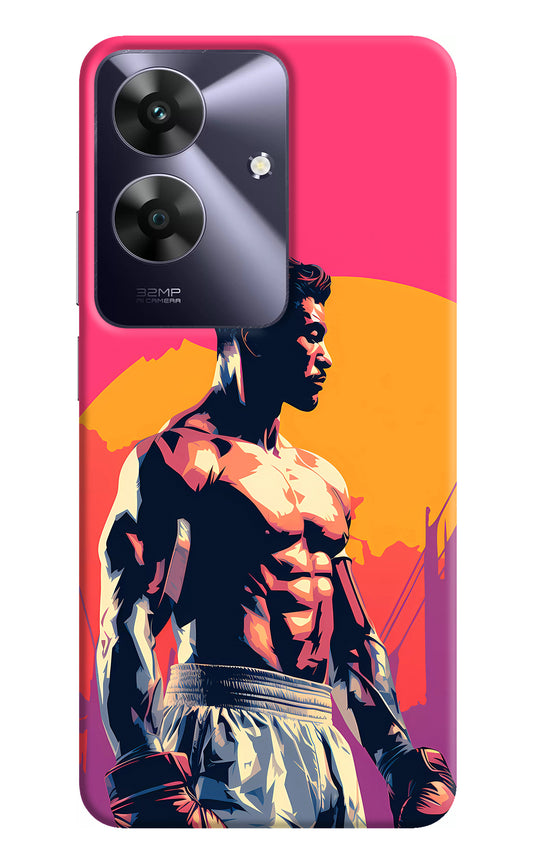 Sunset Warrior (AI Generated) Realme C61 Back Cover