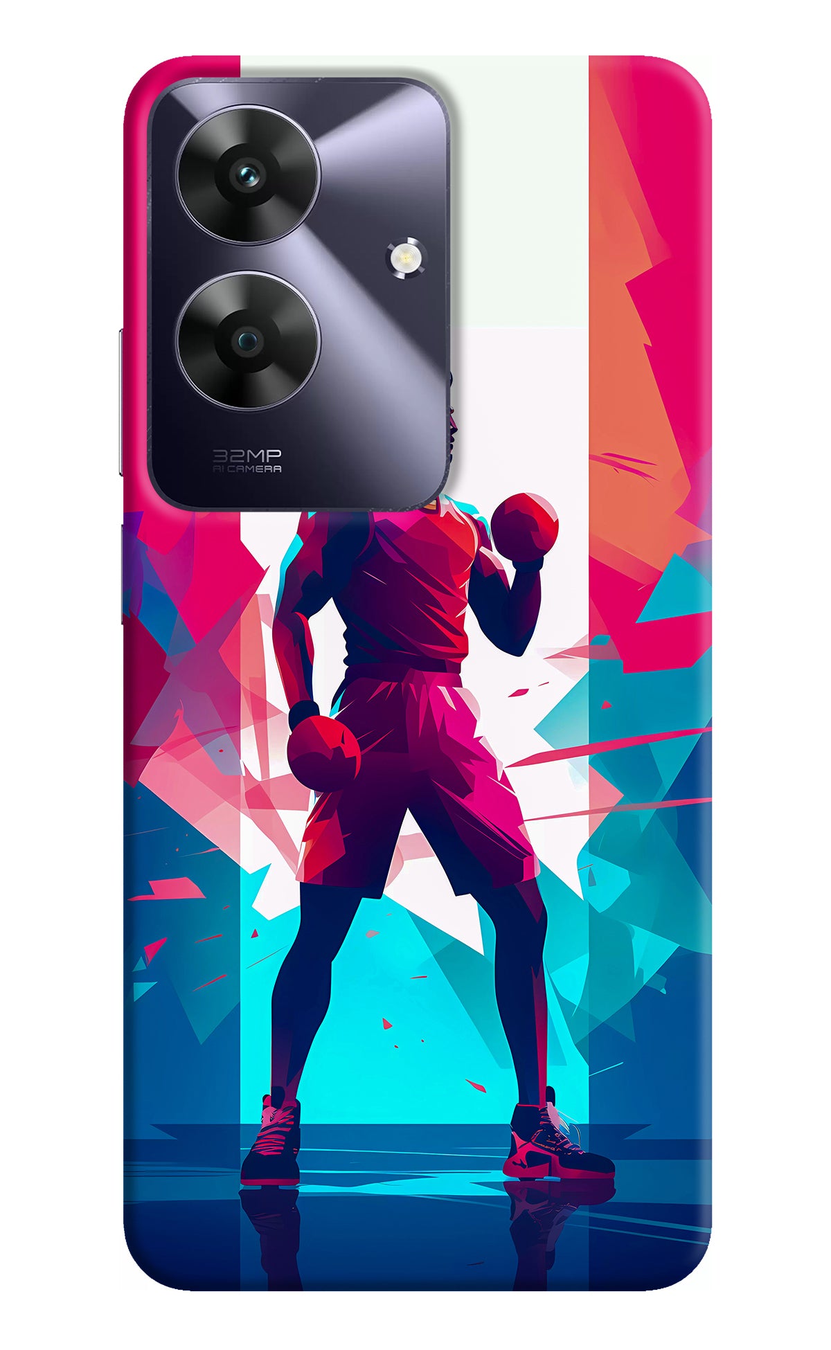 Champion Fighter (AI Generated) Realme C61 Back Cover