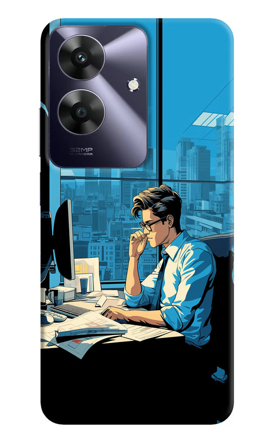 Focused Hustler (AI Generated) Realme C61 Hard Case Back Cover by Casekaro