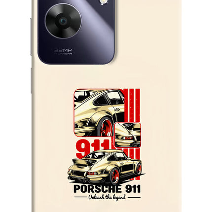 Classic Porsche 911 Realme C61 Hard Case Back Cover by Casekaro