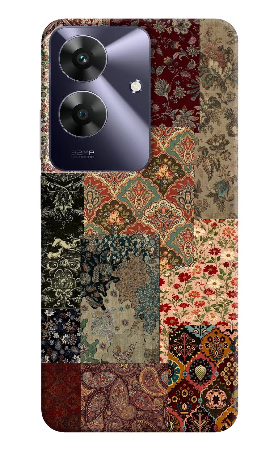 Desi Print Realme C61 Back Cover, Hard case