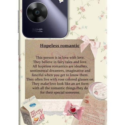 Hopeless Romantic Realme C61 Hard Case Back Cover by Casekaro