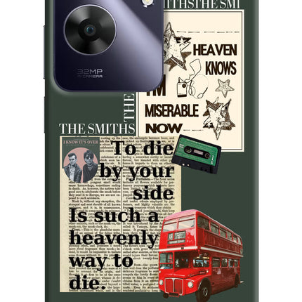 The Smiths Realme C61 Hard Case Back Cover by Casekaro