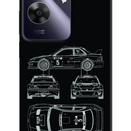 WRC'99 Realme C61 Hard Case Back Cover by Casekaro