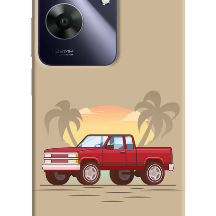Desert Classic Drive Realme C61 Hard Case Back Cover by Casekaro