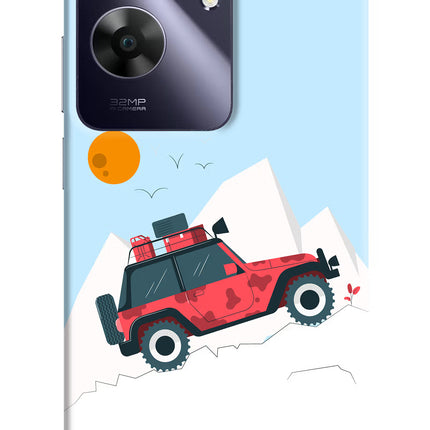 Mountain Trail Beast Realme C61 Hard Case Back Cover by Casekaro
