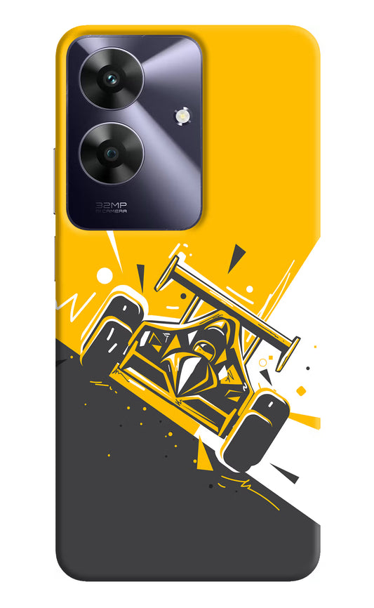 Track King Realme C61 Hard Case Back Cover by Casekaro