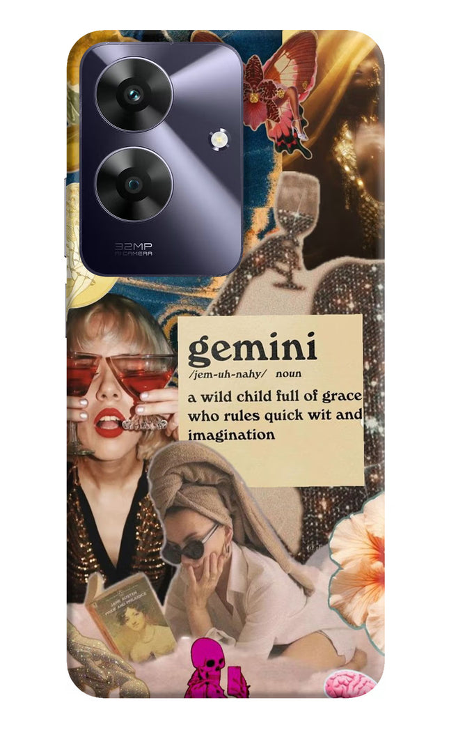 Gemini Zodiac Realme C61 Hard Case Back Cover by Casekaro