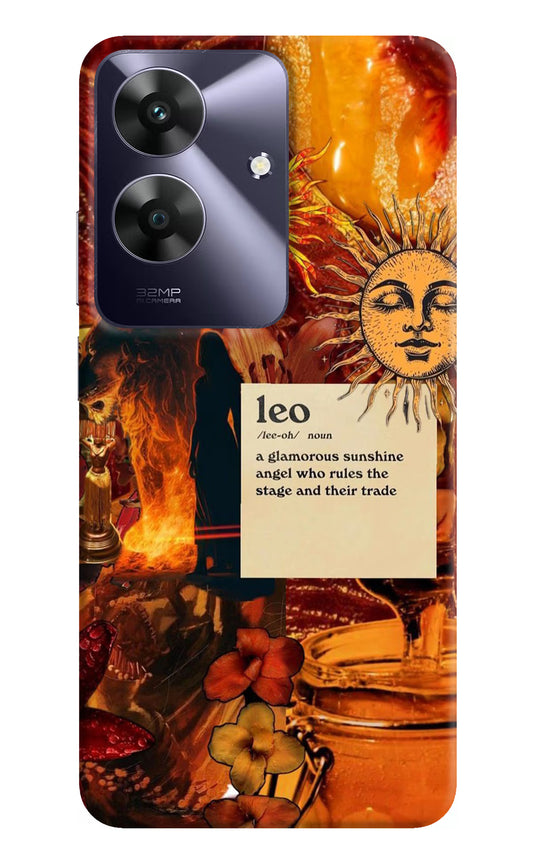 Leo Zodiac Realme C61 Hard Case Back Cover by Casekaro
