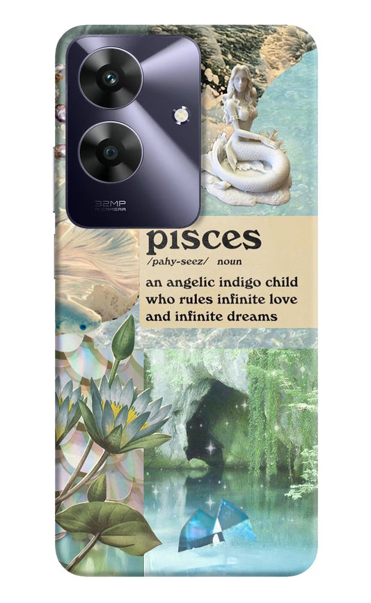Pisces Zodiac Realme C61 Hard Case Back Cover by Casekaro