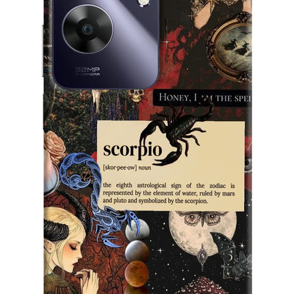 Scorpio Zodiac Realme C61 Hard Case Back Cover by Casekaro