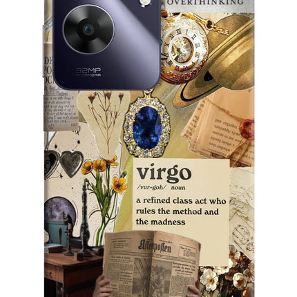 Virgo Zodiac Realme C61 Hard Case Back Cover by Casekaro