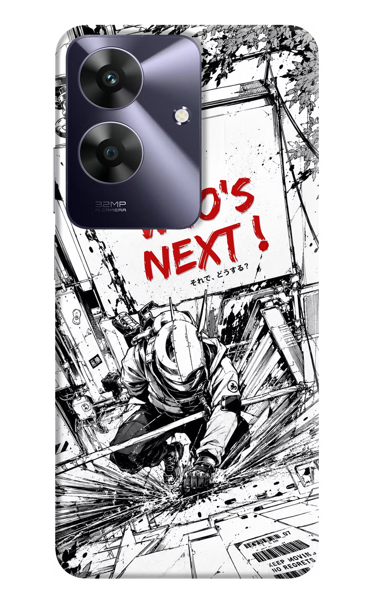 Who's Next Realme C61 Hard Case Back Cover by Casekaro