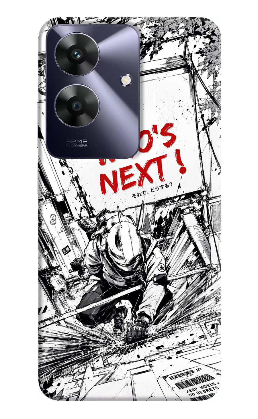 Who's Next Realme C61 Back Cover, Hard case