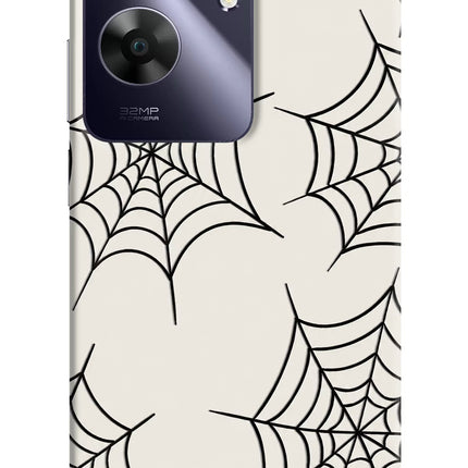 Spider Web Realme C61 Hard Case Back Cover by Casekaro