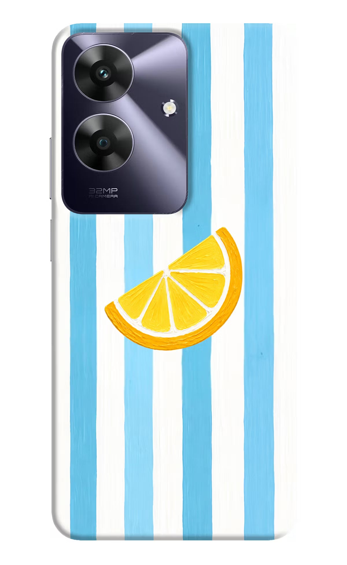 Summer Lemon Realme C61 Hard Case Back Cover by Casekaro