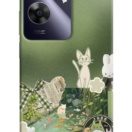 Aesthetic anime Realme C61 Hard Case Back Cover by Casekaro