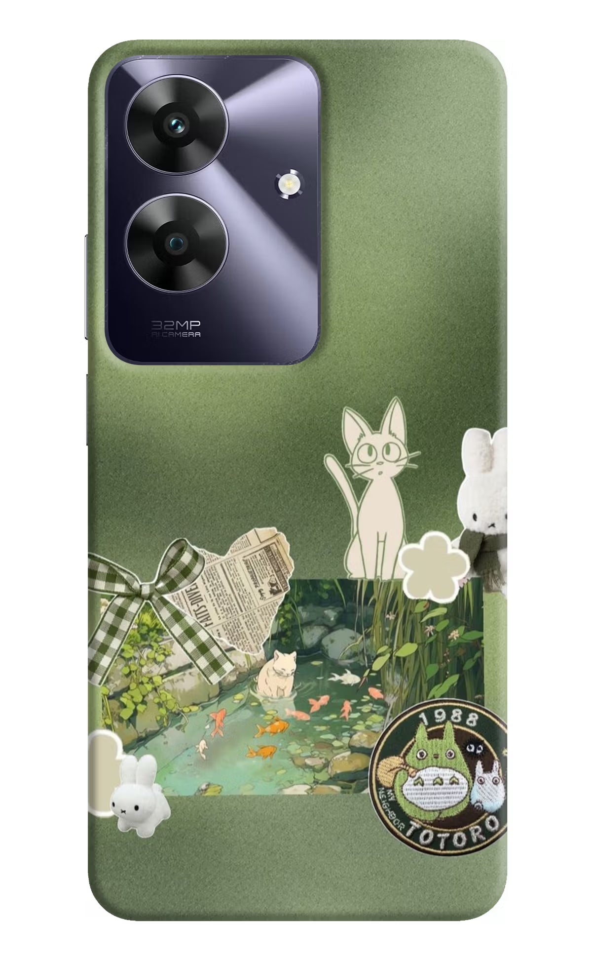 Aesthetic anime Realme C61 Back Cover