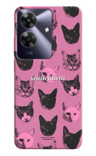 Pink Cats Realme C61 Hard Case Back Cover by Casekaro