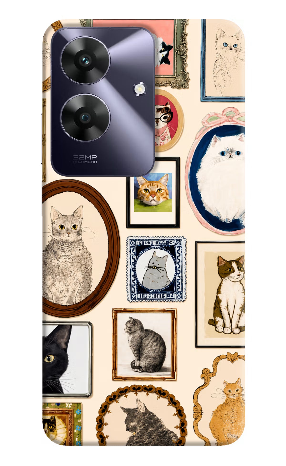 Mirror Cats Realme C61 Back Cover