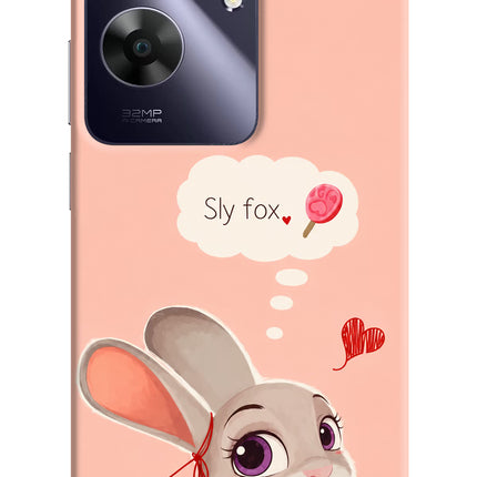 Judy Charm Realme C61 Hard Case Back Cover by Casekaro