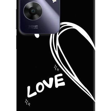 Love Line Realme C61 Hard Case Back Cover by Casekaro