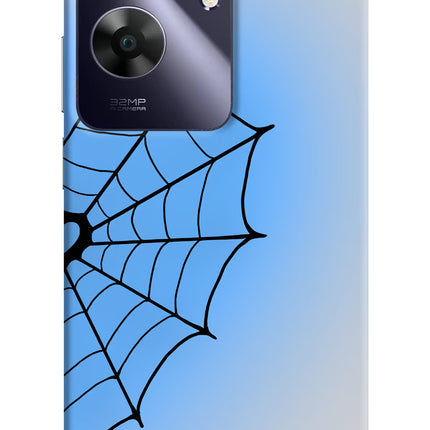 Blue Web Realme C61 Hard Case Back Cover by Casekaro