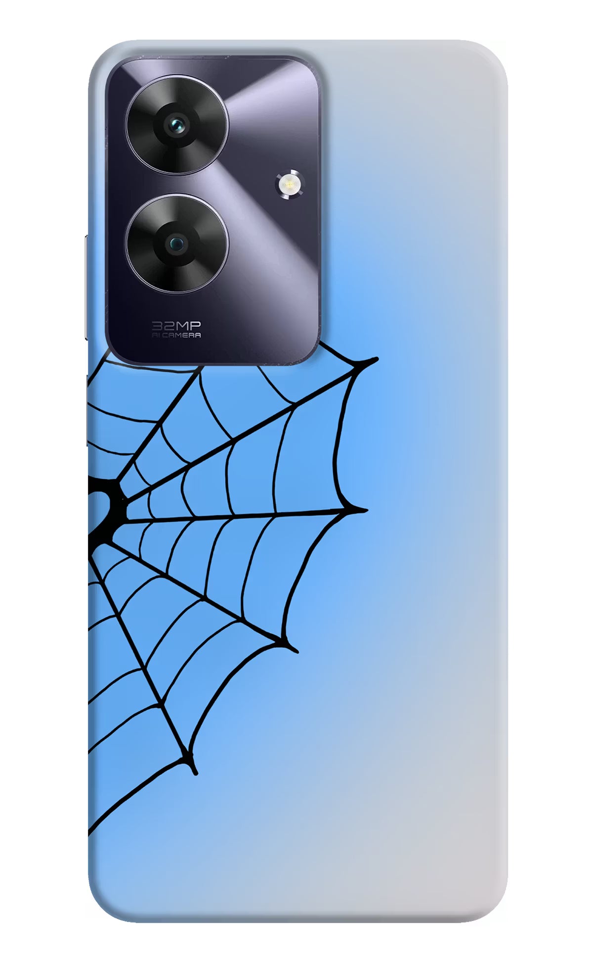 Blue Web Realme C61 Back Cover