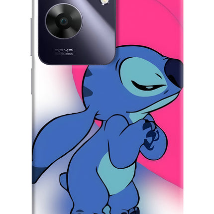 Stitch Hug Realme C61 Hard Case Back Cover by Casekaro