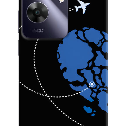 Love Orbit Realme C61 Hard Case Back Cover by Casekaro